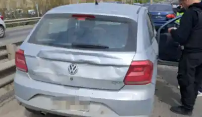 Ruta 3: tres autos chocaron en cadena y una persona terminó en el Hospital Regional