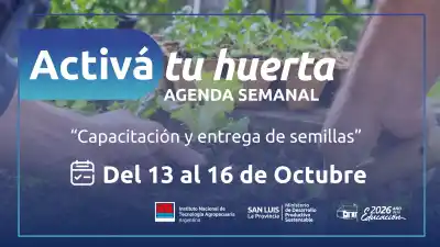 Vuelve 'Activá tu Huerta': el cronograma que esperan en diez localidades de San Luis
