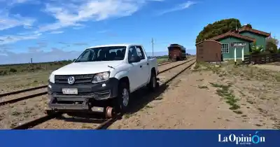 Santa Cruz avanza con las vías entre Jaramillo y Fitz Roy: qué falta para que vuelva el tren