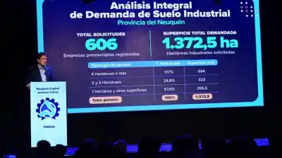 Neuquén ya tiene el predio que puede cambiar el empleo en la región: 606 empresas quieren entrar