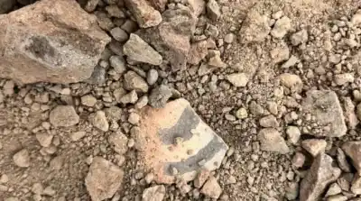 Patrullaban la cordillera a 2.791 metros y se toparon con siete piezas que no eran piedras