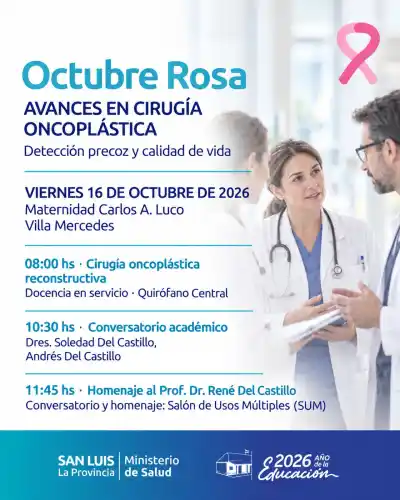 Villa Mercedes se prepara para dos jornadas clave contra el cáncer de mama: qué se hará el 16 y el 19
