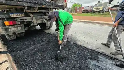 El plan de bacheo que avanza en Paraná: las calles que ya tienen asfalto nuevo