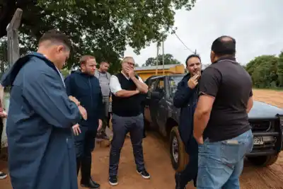 Valdés recorrió Apipé e Ituzaingó: qué encontró en las zonas más golpeadas por la crecida