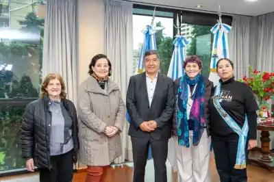 Acevedo se reunió con Betty Mirkin y Pimpi Colombo: lo que dejaron en la Legislatura