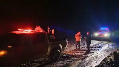 Se metió en el río a buscar a su esposa e hijo: lo que encontró lo dejó sin aire
