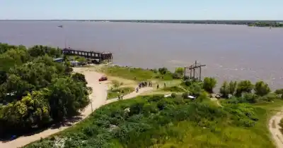 El terreno que la Provincia quiere convertir en polo logístico tiene un dato clave: 230 metros de frente al río