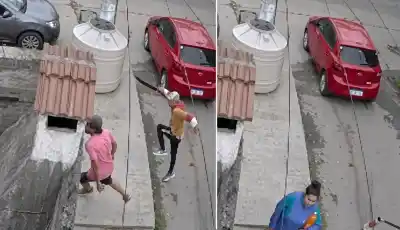 Caminaban a su casa en Tucumán y un Ford Ka frenó de golpe al lado: lo que bajó del auto los dejó sin salida