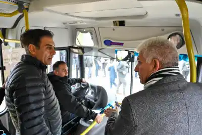 San Luis sumó seis colectivos nuevos: adentro, el número que reveló Hissa