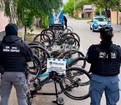 El allanamiento en Melipal que terminó con 15 bicicletas y un dato inesperado