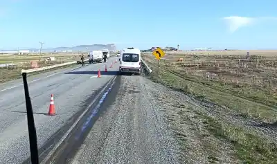 Un colectivo de la empresa Carrier atropelló a un peatón en la Ruta 3: la víctima fatal aún no fue identificada