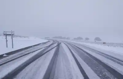 Cortaron la Ruta 307: el tramo que une Tafí con Amaicha quedó bajo el hielo y hay hora para saber si vuelve
