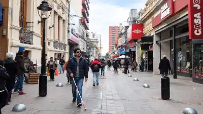 Preguntale antes de agarrarlo del brazo: la regla de oro que muchos ignoran con las personas ciegas