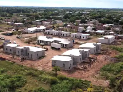 Charata: 53 familias esperan su casa y la obra ya muestra avances