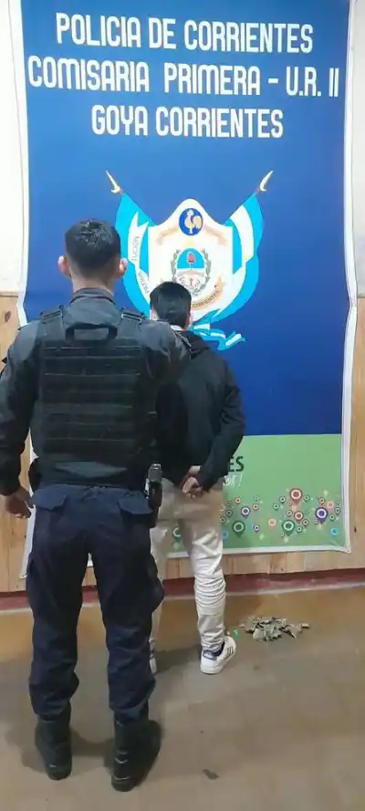 Recorría las calles de Goya con una bolsa cargada de bronce: no pudo explicar de dónde salió