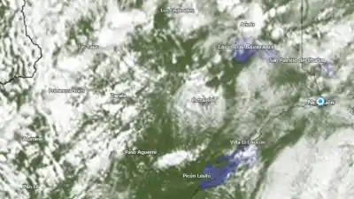 Neuquén bajo alerta por tormentas: el mapa que sigue en vivo las nubes y el viento