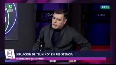 Aradas avisó que el agua que viene de Brasil ya golpea la costa y apuntó contra los vecinos que tapan los desagües