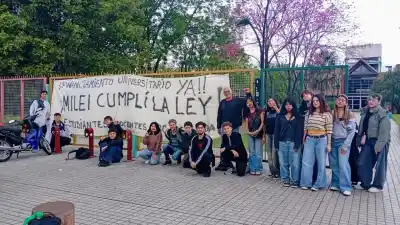 La quinta marcha universitaria ya copa Plaza de Mayo: el número que le reclaman al Gobierno