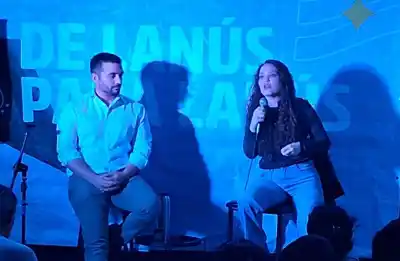 Mayra Arena habló en Lanús y dejó una frase que incomoda al peronismo