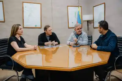 El gobernador Jalil se sentó con Zenteno y Carrizo: las calles que cambian en Valle Viejo y Saujil