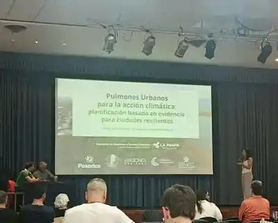 La Pampa llevó sus 'pulmones urbanos' al congreso de Posadas: 92 espacios y 12.000 árboles nativos