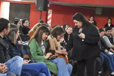 Santo Tomé: la frase de Laura Lewin que los docentes no se van a olvidar