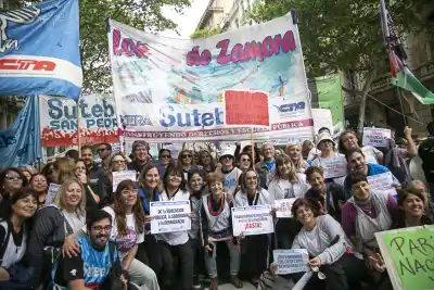 El paro docente vació las aulas del Conurbano: qué reclaman los gremios