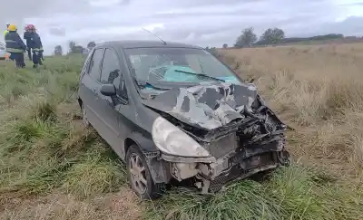 Ruta 5: un auto chocó por alcance contra un camión y los tres ocupantes terminaron internados