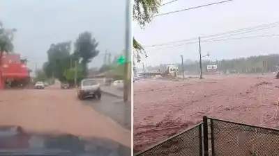 Añelo bajo el agua y el barro: qué pasará con las clases este viernes
