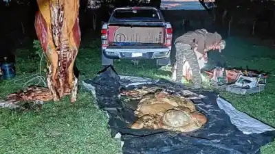 Fue a revisar un candado puesto en el portón y terminó detenido por lo que encontró adentro