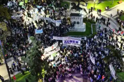 La Universidad Pública se hizo sentir en tres ciudades de Entre Ríos: el número que dejó la marcha