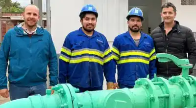 Cerrillos: habilitaron una obra clave para el agua de 2.500 vecinos en Villa Los Álamos