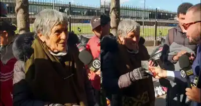 Una abuela sanjuanina salió a vender pomadas y una trivia callejera le cambió el día