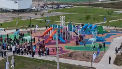 Neuquén ya tiene un parque donde los chicos juegan a ser petroleros