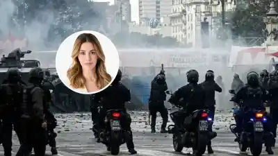 Pagano quedó atrapada entre los gases en el Congreso: "No podía abrir los ojos"