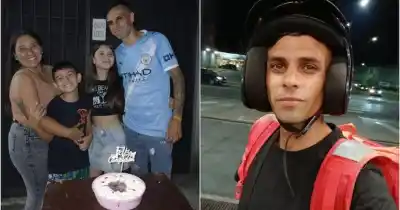 Reinventó su vida en bici tras perder la visión de un ojo: el exjugador de Chacarita que vende sándwiches en Rosario