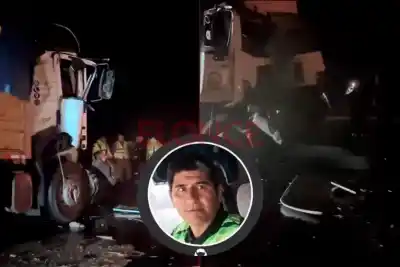 Un camionero de Paraná murió en un choque en cadena e incendio en la Ruta 12
