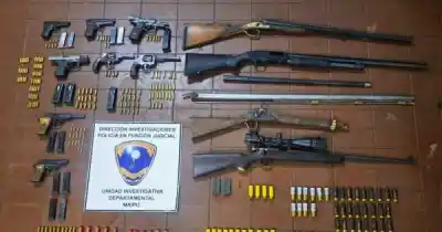 Entraron a allanar su casa en Maipú y los recibió a los tiros: lo que encontraron adentro los dejó mudos