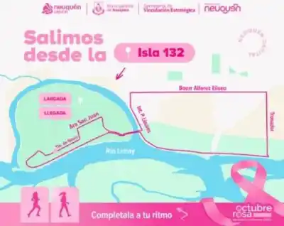 La Caminata Rosa 5K vuelve a la Isla 132: la entrada en calor arranca a las 15