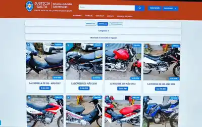 El Poder Judicial remata motos desde $150.000: dónde se pueden ver antes de ofertar