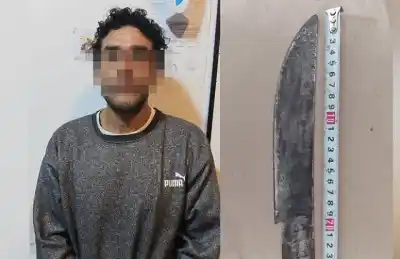 La citó para hablar y terminó amenazándola con un cuchillo: quedó detenido