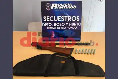 Allanaron una casa en Las Termas y se toparon con un arma calibre 12: el dueño no estaba