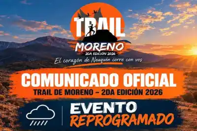 El trail de Mariano Moreno tenía fecha este sábado, pero el clima obligó a mover el calendario
