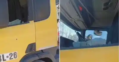 Un camionero fue atacado a tiros en Chile: lo que encontraron en el vehículo dejó a todos en shock
