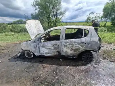 El Fiat Palio ardió en la ruta 312: lo que encontraron los bomberos en La Florida