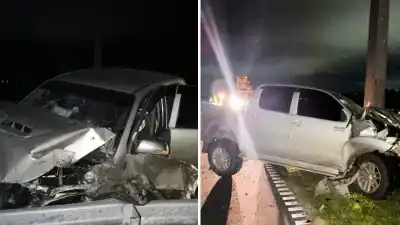 Un caballo apareció en la autopista Rosario-Santa Fe y el conductor terminó internado