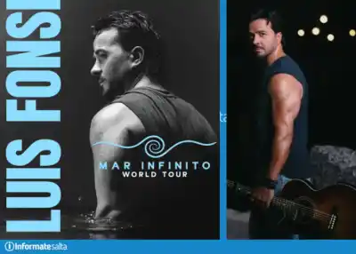 Luis Fonsi vuelve a Salta: la fecha que ya confirmó y el dato que falta