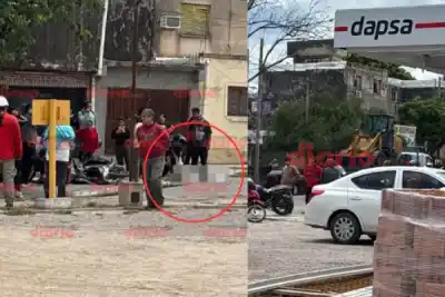 Cayó un poste sobre la moto en la que iba un cabo: la maniobra del camión que terminó en tragedia