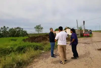 El muro que frena el agua en Chacra 287: a quiénes protege y hasta dónde llega
