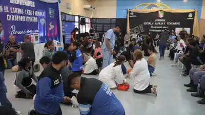 Pirané se prepara para la Copa Gildo Insfrán: 234 personas aprendieron a salvar vidas